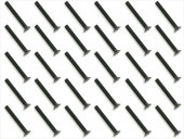 3x25 ��������إå��������ȥ��󥰥ӥ�(30����)��ƬJIS���� 3x25 Steel Steel hex Strong Flat Head Screw (30 pcs.) plate head JIS specification