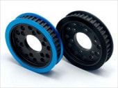 ����ߥե����1WAY�ס��꡼37T(�֥롼�˥��ߥ�TA05&�ɥꥳ��SP�� Aluminum Front 1WAY pulley 37T (blue) For TAMIYA TA05& Drift Conversion SP