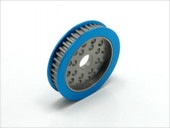����ߥե���ȥס��꡼40T �֥롼 Aluminum Front pulley 40T (blue)