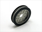 ����ߥե���ȥס��꡼40T �֥�å� Aluminum Front pulley 40T (black)