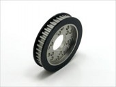 �����1Way�ѥե���ȥס��꡼40T �֥�å� Aluminum 1 Way Front Pulley 40T (Black) for TAMIYA TA 05 & Doricon SP