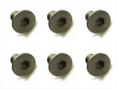 ������إå������ӥ� 6���� 3��5 Titanium hex Flat Head Screw (6 pcs.) 3��5