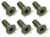 ������إå������ӥ� 6���� 3��8 Titanium hex Flat Head Screw 3��8 (6 pcs.)