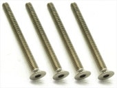 ������إå������ӥ� 4���� 3��35 Titanium hex Flat Head Screw 3x35 (4 pcs.)