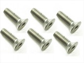 4��12 �����󻮥ӥ� 6���� 4��12 Titanium Flat Head Screw (6 pcs.)