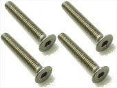 4x25�إå������ӥ� 4���� 4x25 Hex Flat Head Screw (4 pcs.)