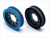 ����ߥ��ס��꡼32T �֥롼 ���ߥ�TA05VDF&�ɥꥳ��SP�� Aluminum rear pulley 32T (blue) TAMIYA TA05VDF& Drift Conversion SP