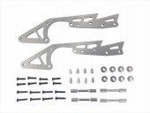 ����С������ܥ���󥰥��֥��㡼�� (���ߥ� �磻��ɥ����꡼2��)����С� Silver Carbon Long Sub Chassis (for TAMIYA Wild Willy 2) silver