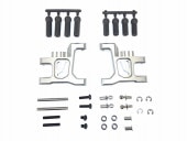 ����ߥե�����ѥ磻�ɥ��������� ���ߥ� �磻��ɥ����꡼2�� ����С� Wide suspension arms (for TAMIYA Wild Willy 2) silver Aluminum Front