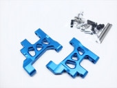 ����ߥե�����ѥ��������� ���ߥ� �磻��ɥ����꡼2�� �֥롼 Suspension arm (for TAMIYA Wild Willy 2) blue Aluminum Front