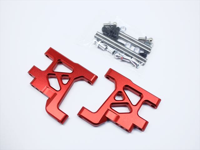 ߥѥ ߥ 磻ɥ꡼2 ѥå Suspension arm (for TAMIYA Wild Willy 2) champagne red Aluminum rear