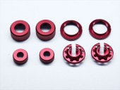 TRF����ѡ��ѥ���ߥѡ��ĥ��å�(��å�) ���ߥ����� Aluminum part set (red) TAMIYA general purpose for TRF damper