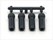 ���ȥ��󥰥��åɥ���� M������ ���ߥ�ԥ��ܡ����� ���������쥤 Strong rod end M size (for TAMIYA Pillow ball) dark gray