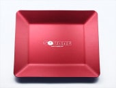 ����ߥѡ��ĥȥ쥤 ��å� Aluminum parts tray (red)
