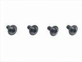 ����ߥե�󥸥ӥ� 3��6 �֥�å� 4���� 3��6 black Aluminum flange machine screw 4pcs.