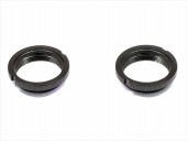 ����ѡ����ץ�󥰥����㥹���� (���ߥ�SSBB����ѡ���) �֥�å� 2���� Damper spring adjuster (for Tamiya SSBB damper) Black 2 pcs.