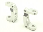 եȥϥ֥ꥢ㥹6١GF-01,G6-01(С) 6 in Front hub carrier caster corner silver (for TAMIYA GF-01 & G6-01)