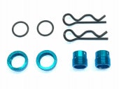 �ܥǥ��ޥ���ȥ����㥹������5.9(�֥롼)�ġ���󥰥����� Body mount adjuster For ��5.9 touring car (TAMIYA Blue)
