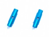 ����ߥݥ��ȥ��å�16L�ʥ饤�ȥ֥롼) ��2���� Aluminum post set 16L(Light blue) 2 pcs.