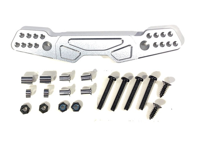 ���ߥ�G6-01�ѥ���ߥ�����ѡ����ơ�(����С�) Rear damper stay Silver(TamiyaG6-01)