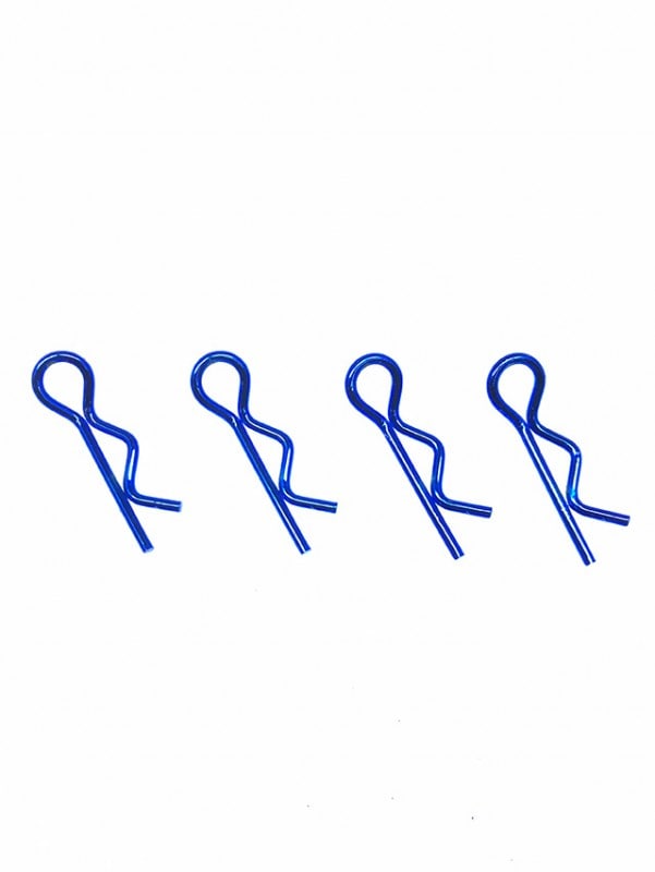 �ܥǥ��եå��ԥ󡡾���ǻ�֥롼) ��4���� Body Hook pin(small) 4 Pcs. Blue