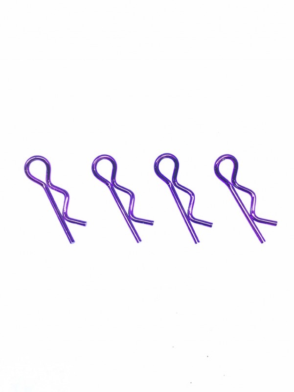 ܥǥեåԥ󡡾ʥѡץ) 4 Body Hook pin(small) 4 Pcs. Purple