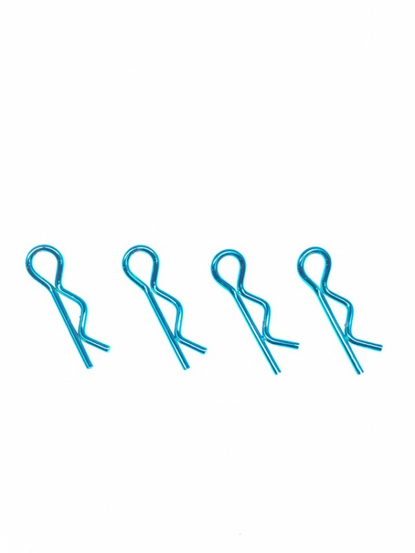�ܥǥ��եå��ԥ󡡾��ʥ饤�ȥ֥롼) ��4���� Body Hook pin(small) 4 Pcs. Light blue