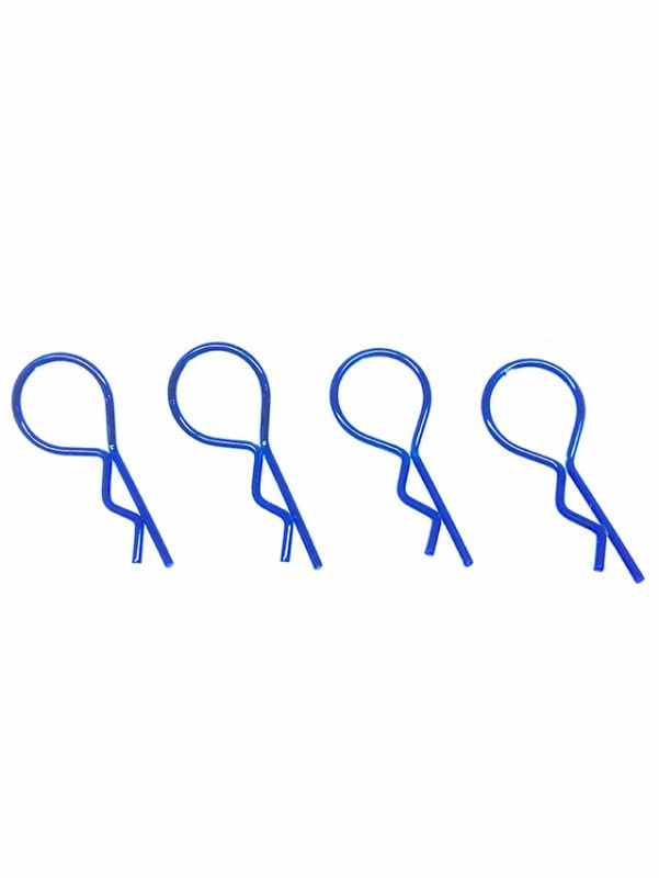 �ܥǥ��եå��ԥ�Ƭ���ǻ�֥롼) ��4���� Body Hook pin(large) 4 Pcs. Blue