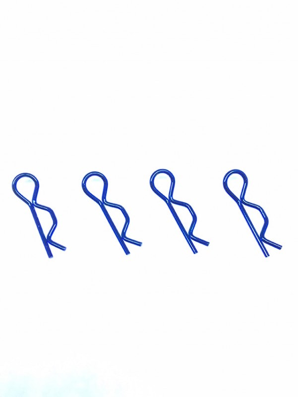 �ܥǥ��եå��ԥ�7mm��ǻ�֥롼) ��4���� Body Hook pin7mm  4 Pcs. Dark blue
