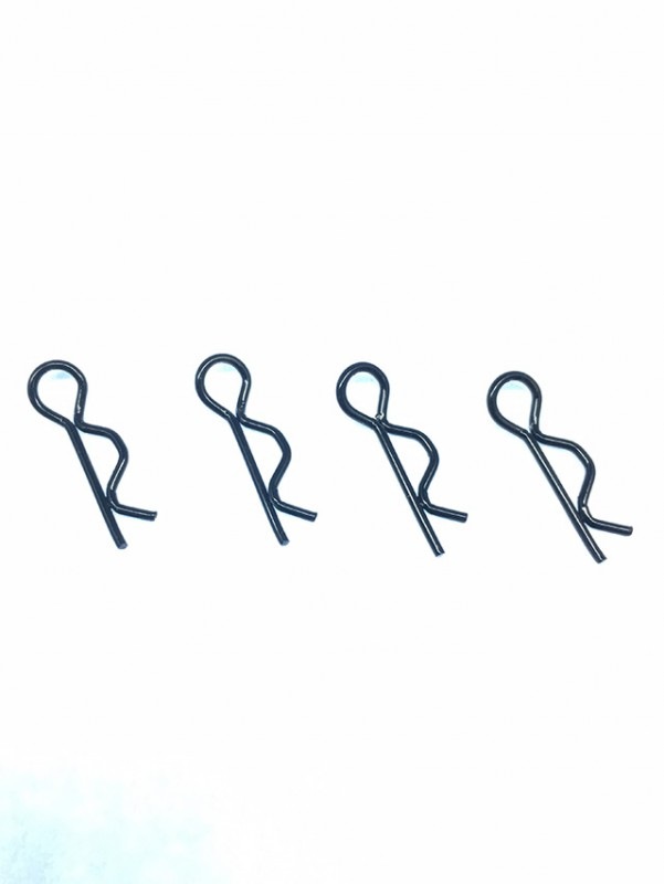 �ܥǥ��եå��ԥ�7mm�ʥ֥�å�) ��4���� Body Hook pin7mm  4 Pcs. Black