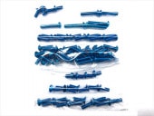 ֥롼ߥإåӥåѡå ߥTB-05PROѡBlue Aluminum Hex Screw Upper Set(Tamiya TB-05PRO)