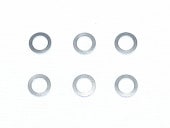M4����ߥ��顼3.0t ����С�(���4mm�߳���6mm�߸���3mm)��M4 Aluminum Collar 3.0t(Silver)  6Pcs.