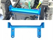 ߥܥơʥ֥롼) ߥCC-02 Aluminum Servo stay   (Tamiya CC-02) Blue