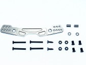 ߥGF-01/G6-01ѥߥѡơ(С)Rear damper stay Silver(Tamiya WR-02/G6-01)