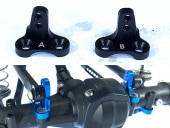 ߥϥ󥰥ԥܥåA/Båȡʥ֥å) ߥCC-02 Housing pivot A/B set(Tamiya CC-02) Black