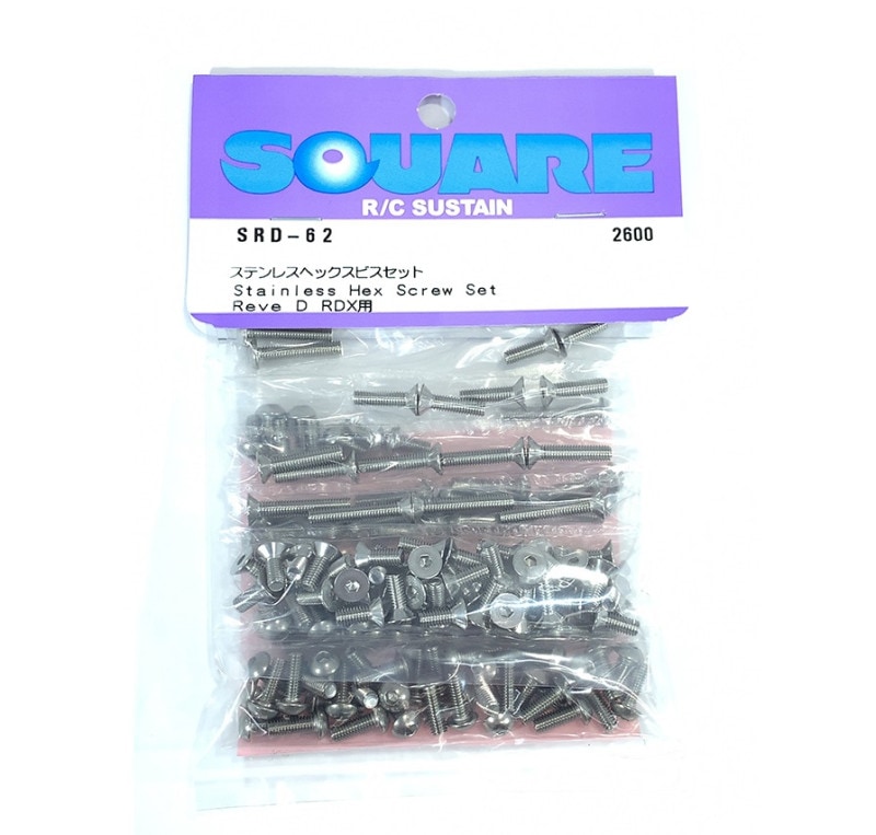 ���ƥ�쥹�إå����ӥ����åȡ�Reve D RDX��)��Stainless hex screw set(REVE D RDX)