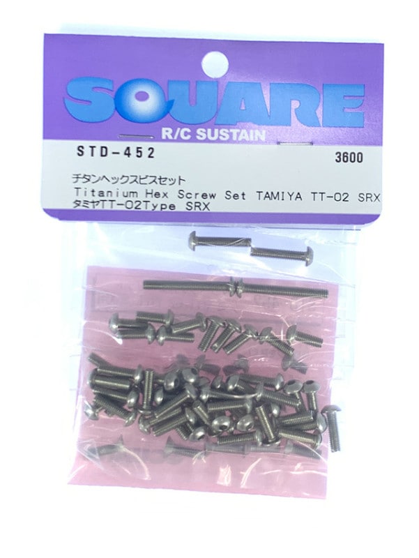 ������إå����ӥ����å� ���ߥ�TT-02 TYPE SRX�ѡ�Titanium Hex screw set(Tamiya TT-02TYPE SRX)