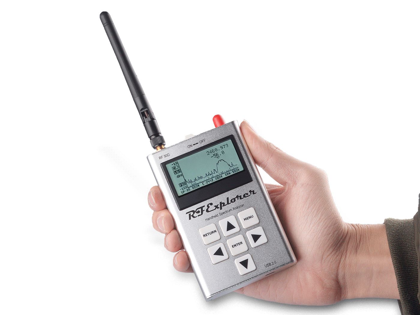 RF Explorer 3G Combo - ハンドヘルド スペクトラムアナライザ