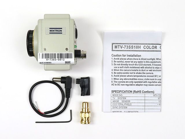 【未使用】MINTRON MTV-73X11HN CCDカメラ 中古Mintron CCD Camera Body - MTV-73X11HN - growdesystem
