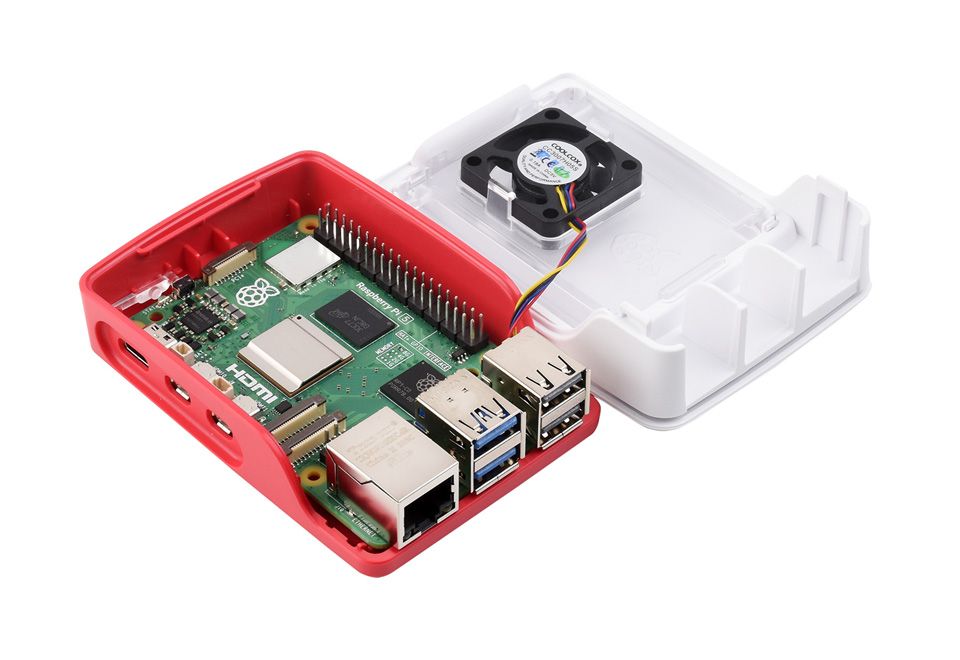 Raspberry Pi 5 Official Case Red/White ラズパイ5 公式ケース 赤/白