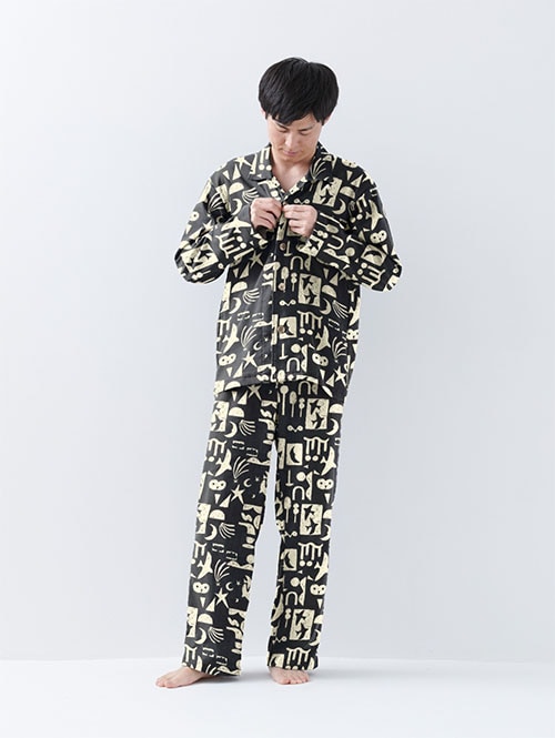 あまよりガーゼのおふとんパジャマ（Nightly creatures）｜日本製