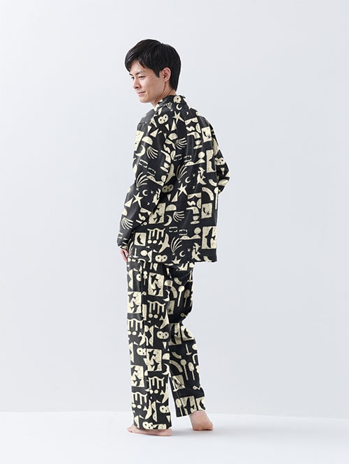 あまよりガーゼのおふとんパジャマ（Nightly creatures）｜日本製