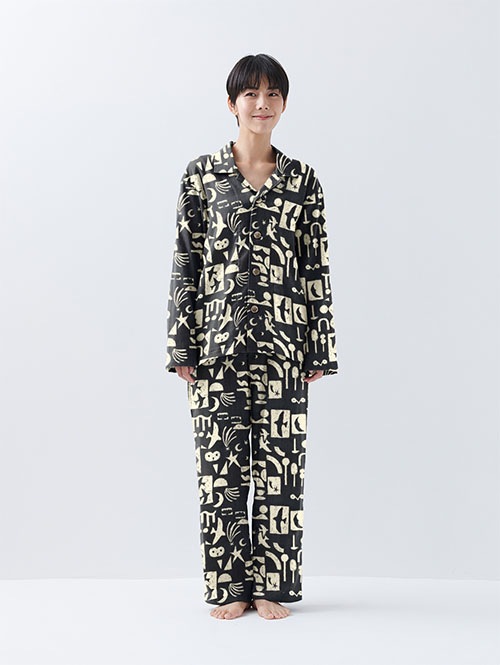 あまよりガーゼのおふとんパジャマ（Nightly creatures）｜日本製