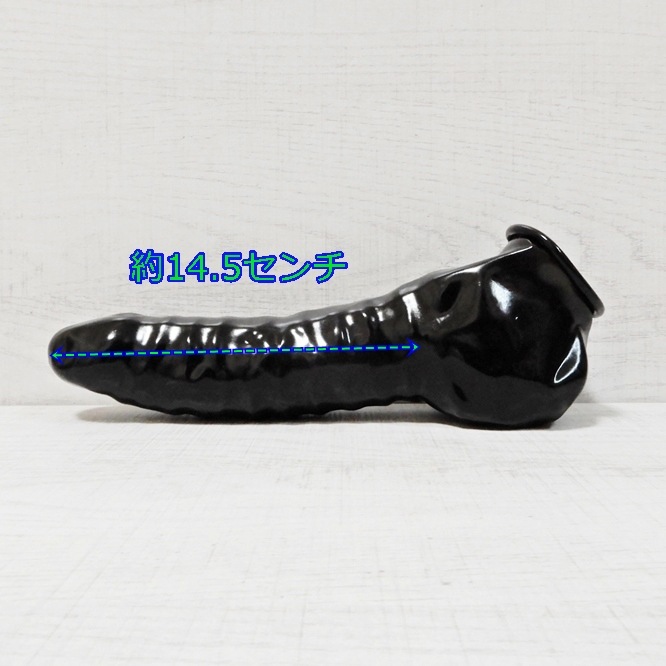 ��Rubber Fun��Anatomical Protective Male Cover[BLACK]