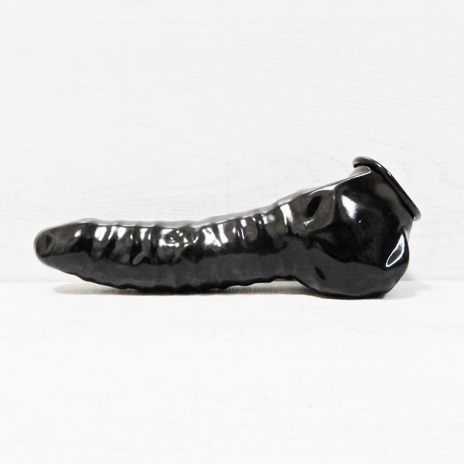 ��Rubber Fun��Anatomical Protective Male Cover[BLACK]