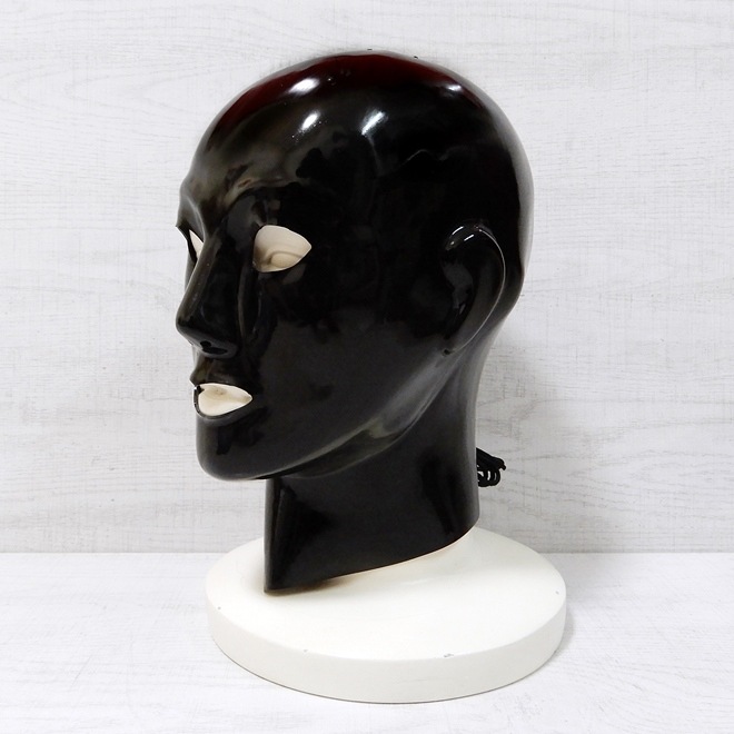 ��Latexa��Latex Rubber Heavy Hood[BLACK]