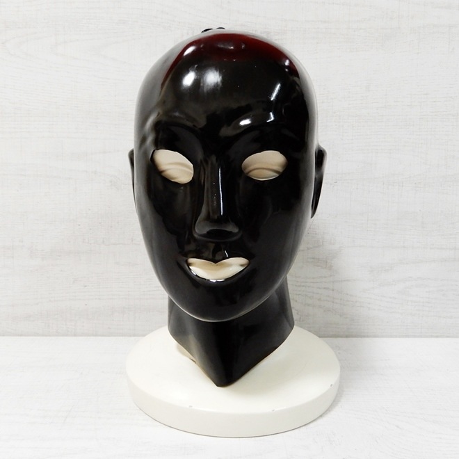 ��Latexa��Latex Rubber Heavy Hood[BLACK][ONE SIZE]