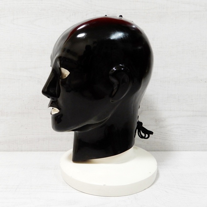 ��Latexa��Latex Rubber Heavy Hood[BLACK][ONE SIZE]
