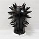 ��Latexa��Spiked Hood[BLACK][One Size]