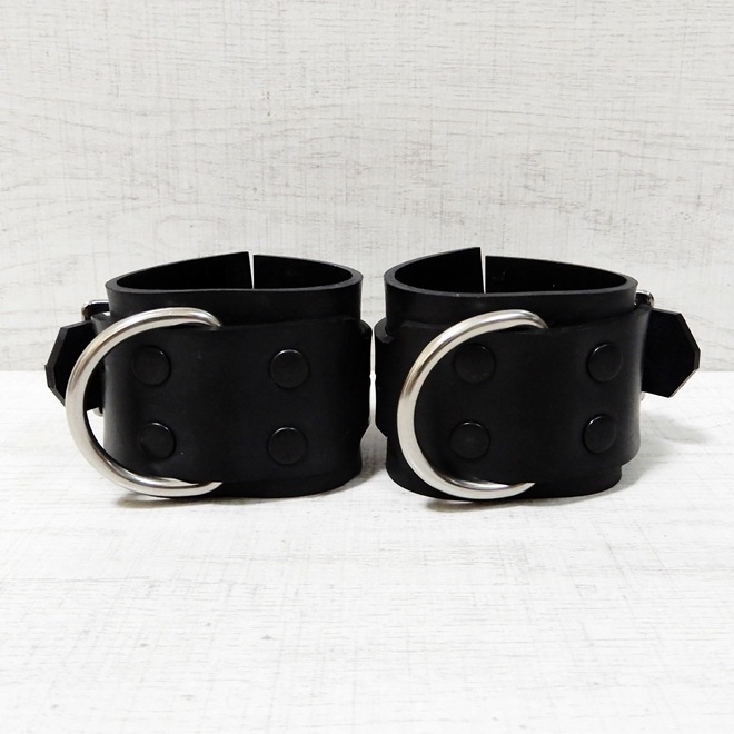 ��Bizarre-Rubber-Shop��Rubber Hand Cuffs 5.5[Black][S]